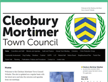 Tablet Screenshot of cleobury.org.uk